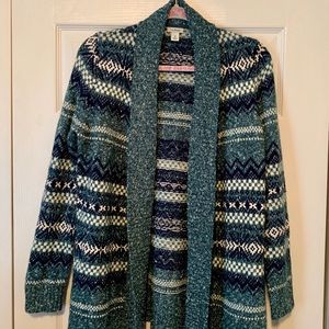 L.L. Bean | Patterned Cozy Cardigan